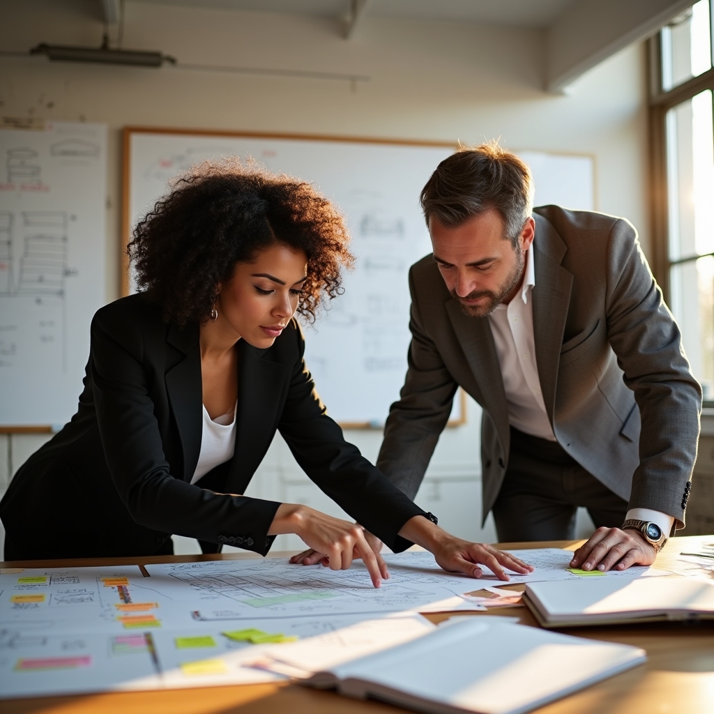 Zakladatelia TweSix Leadership Academy pri práci